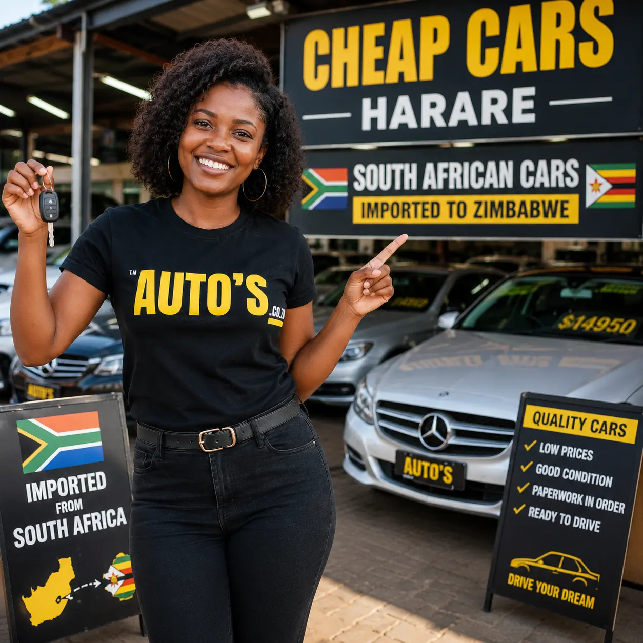Cars for sale in Zimbabwe – South African manufactured vehicle imports